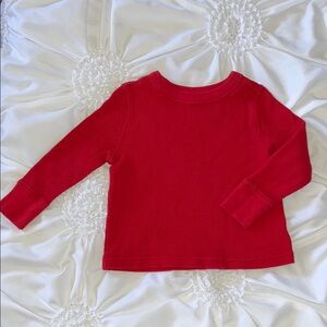 Old Navy Red Long Sleeve Tee